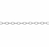 Twisted Oval Link Chain Silver - Tricia's Gems