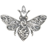 Bee Charm Oxidized Silver | Keith Jack