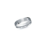 Malo CB-1105-6W 6mm white cobalt wedding band