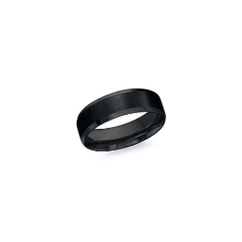 Malo CB-1105-7B 7mm black cobalt wedding band