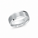 Malo CB-1105-8W 8mm white cobalt wedding band