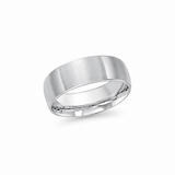 Malo CB-249-8W 8mm white cobalt wedding band