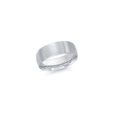Malo CB-249-8W 8mm white cobalt wedding band
