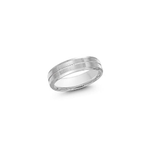 Malo CB-697-6W 6mm white cobalt wedding band