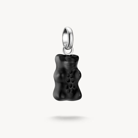 Charm Pendant Goldbears In Black Connect Silver | Thomas Sabo