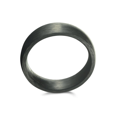 Pure Carbon Fiber Ring | Italgem Steel - Tricia's Gems