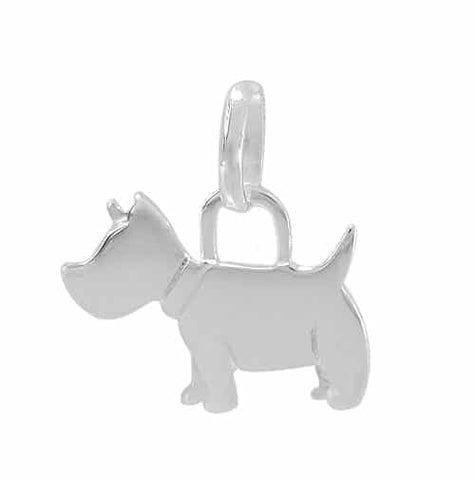 Dog Charm Sterling Silver | Permanent Jewelry - Tricia's Gems