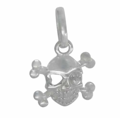 Skull Charm Smooth | Permanent Jewelry - Tricia's Gems