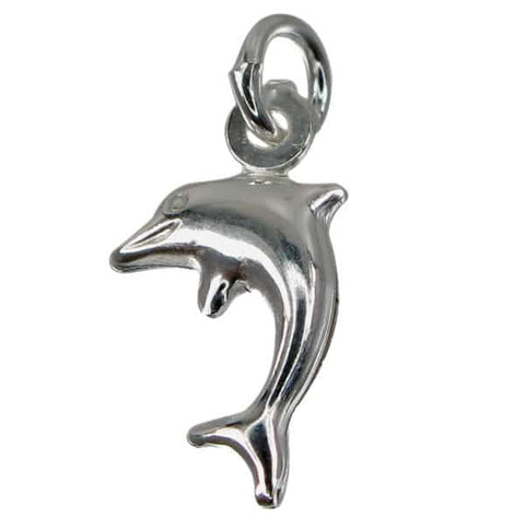 Dolphin Charm Sterling Silver | Permanent Jewelry - Tricia's Gems