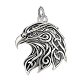 Oxidized Silver Eagle Charm | Keith Jack