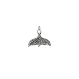Oxidized Silver Whale Tail Charm | Keith Jack