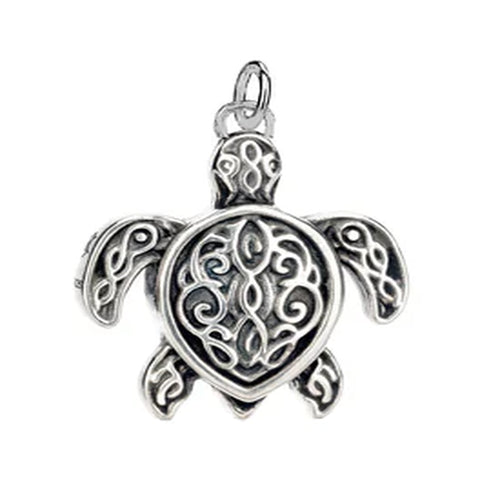 Oxidized Silver Turtle Charm | Keith Jack