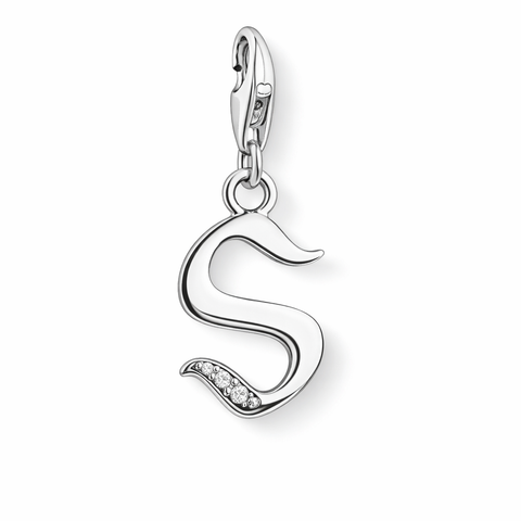 Letter S Silver Charm | Thomas Sabo | Retired