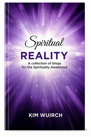 Spiritual Reality book by Kim Wuirch empath spiritual awakening guide purple cover
