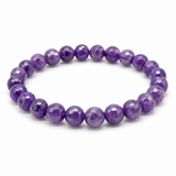 Amethyst Bracelet product photo on white background