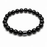 AAA Russian Shungite Bracelet – 10mm Beads & Hematite