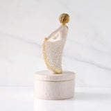 Willow Tree Butterfly Keepsake Box with carved figure releasing a butterfly on the lid.