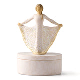 Willow Tree Butterfly Keepsake Box with carved figure releasing a butterfly on the lid.