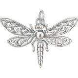 Oxidized Silver or 18K Gold Vermail Dragonfly Charm | Keith Jack