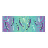 Healing Feather recycled Eco Scarf by Michelle Stoney, second product view