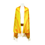 Adam Lewis Gilakas'la Thank You Eco-Shawl featuring Kwakwaka’wakw Indigenous artwork