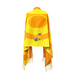 Adam Lewis Gilakas'la Thank You Eco-Shawl featuring Kwakwaka’wakw Indigenous artwork