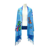 Happiness Eco-Shawl by Mi'kmaw artist Kim McDonough, second view
