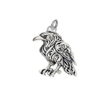 Silver Raven Charm Pendant for Keith Jack Charm Bracelets
