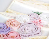 Fair Trade Quilled Floral Wedding Cake Greeting Card handcrafted by skilled artisans
