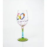 Wine Glass 50 Is Just A Number | Lolita - Tricia's Gems