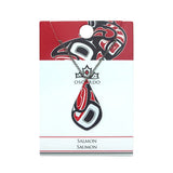 Jamie Sterritt Salmon Gallery Collection Necklace featuring Gitksan Indigenous artwork