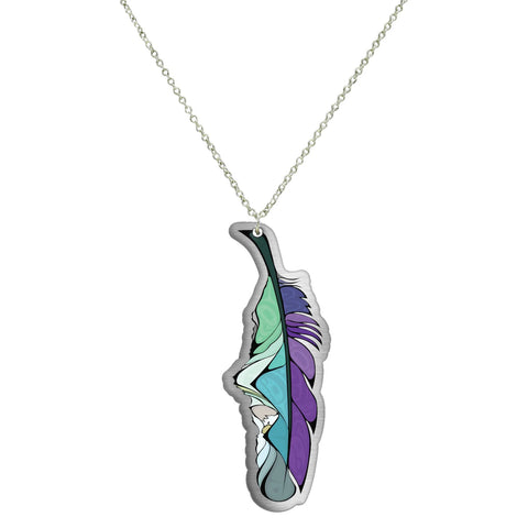 Michelle Stoney Healing Feather Gallery Collection Necklace