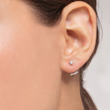 Single Ear Stud White Stones, Silver | Thomas Sabo - Tricia's Gems