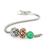 Round Green Onyx Facet Bead - Tricia's Gems