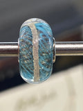 Blue Grooves Bead - Tricia's Gems