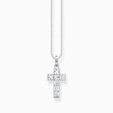 Cross Necklace With White Stones | Thomas Sabo - Tricia's Gems