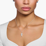 Cross Necklace With White Stones | Thomas Sabo - Tricia's Gems