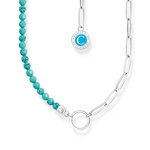 Charm Necklace Turquoise/SS | Thomas Sabo - Tricia's Gems