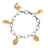 Oxidized Silver or 18K Gold Vermail Dragonfly Charm | Keith Jack
