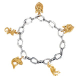Oxidized Silver or 18K Gold Vermail Dragonfly Charm | Keith Jack