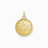Wheel of Fortune Pendant Gold Plated | Thomas Sabo - Tricia's Gems