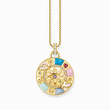 Wheel of Fortune Pendant Gold Plated | Thomas Sabo - Tricia's Gems
