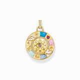 Wheel of Fortune Pendant Gold Plated | Thomas Sabo - Tricia's Gems