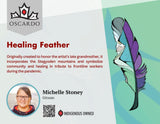 Oscardo Healing Feather Eco Scarf product packaging