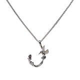 Silver Single Hummingbird Pendant - Tricia's Gems