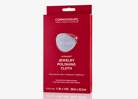 Connoisseurs Jewelry Wipes Dry Disposable Wipes in Compact Case