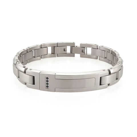12mm ID Plate Bracelet | Italgem Steel - Tricia's Gems