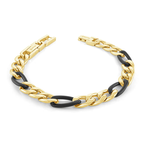9mm Figaro Link Bracelet | Italgem Steel - Tricia's Gems