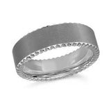 Malo TG-036 Tungsten Wedding Band - 7mm