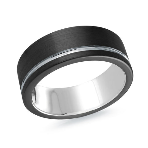 Malo TG-055 8mm tungsten wedding band